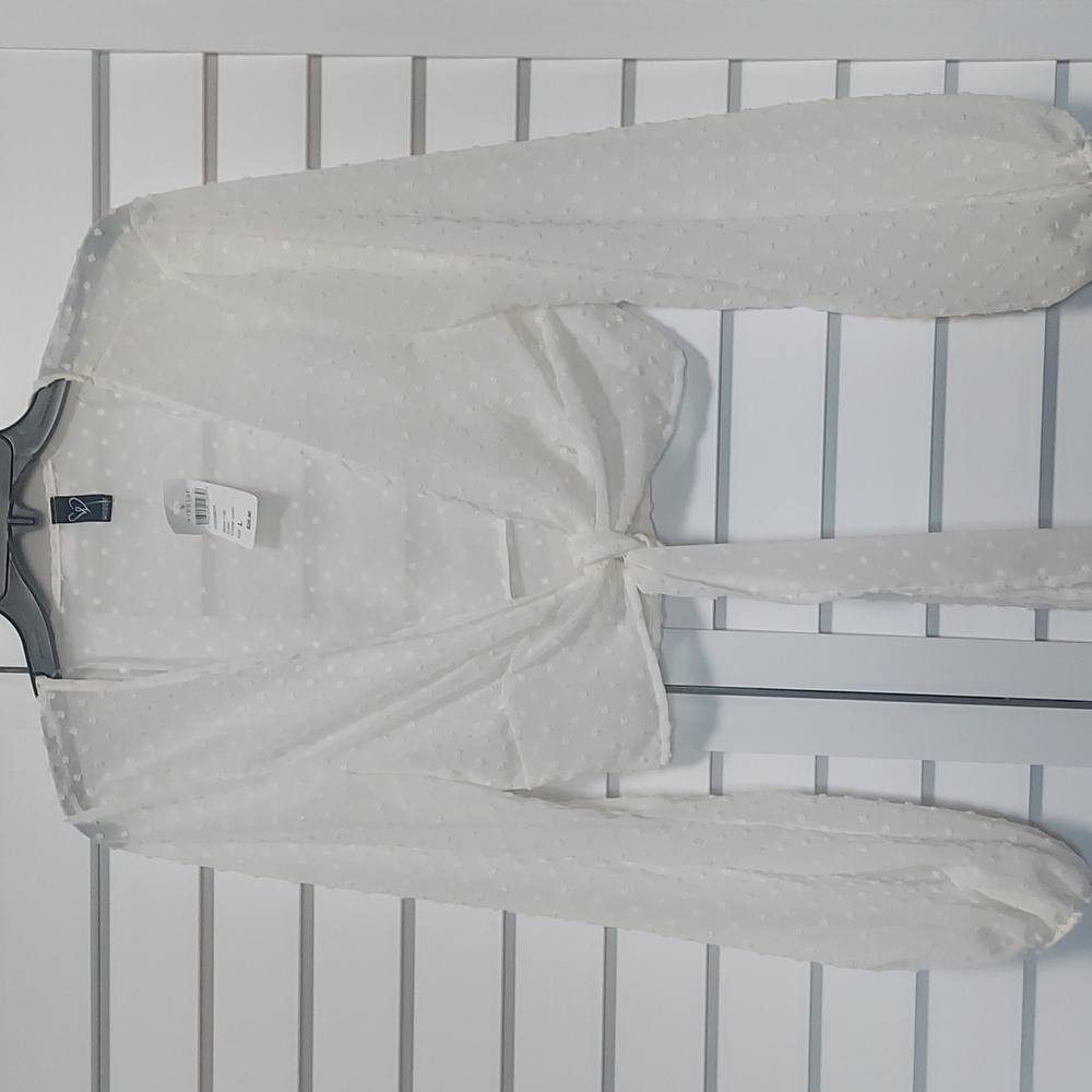 Sheer cover-up blouse